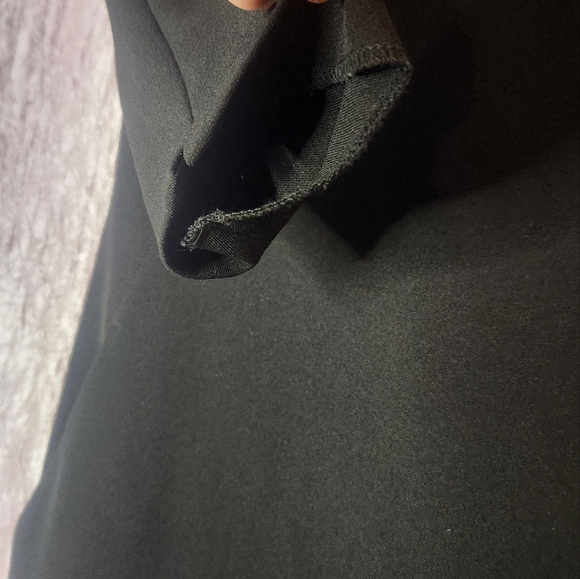 MM Lafleur The Lena Dress Textured Ponte Black Size 4 - Picture 9 of 10